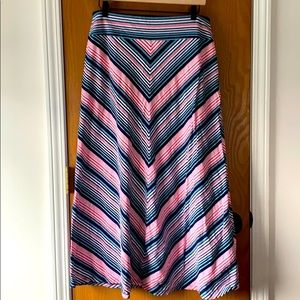 Talbots Striped Skirt